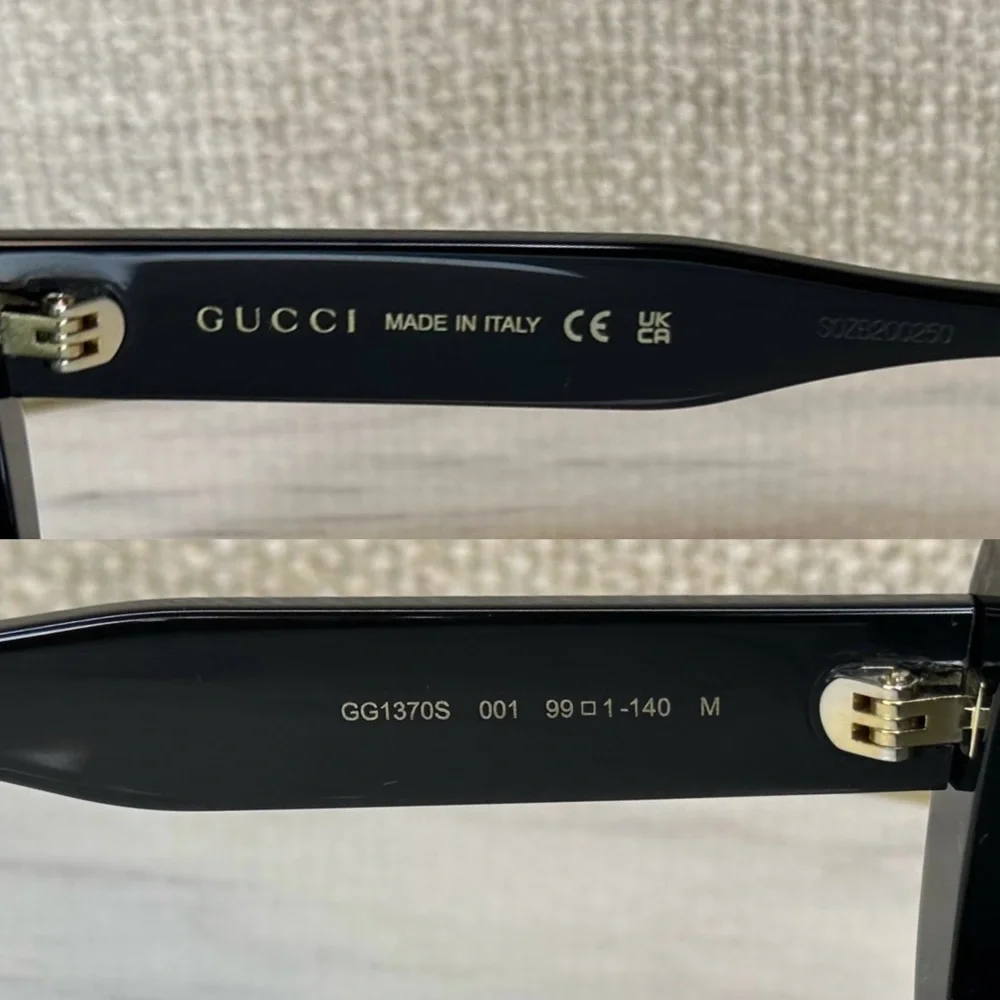 New! Authentic Gucci Shield Sunglasses - Picture 12 of 14